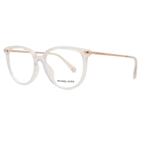 Michael Kors Westport MK4106U 3255 Transparent Cat Eye Optical Frames - Picture 1 of 7